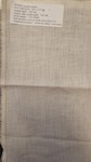 linen/cotton 'loomstate' +/- 4000 meters